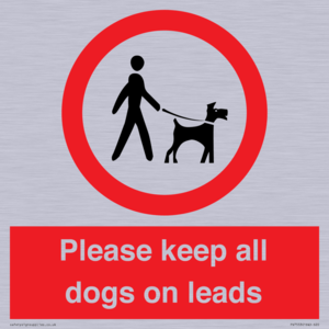 Please keep all dogs on leads